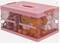 Stackable Clear Latch Collapsible Storage Bins with Lids for Organizing